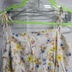 Old Navy Floral Print Mini Dress - Yellow, Blue, Pink